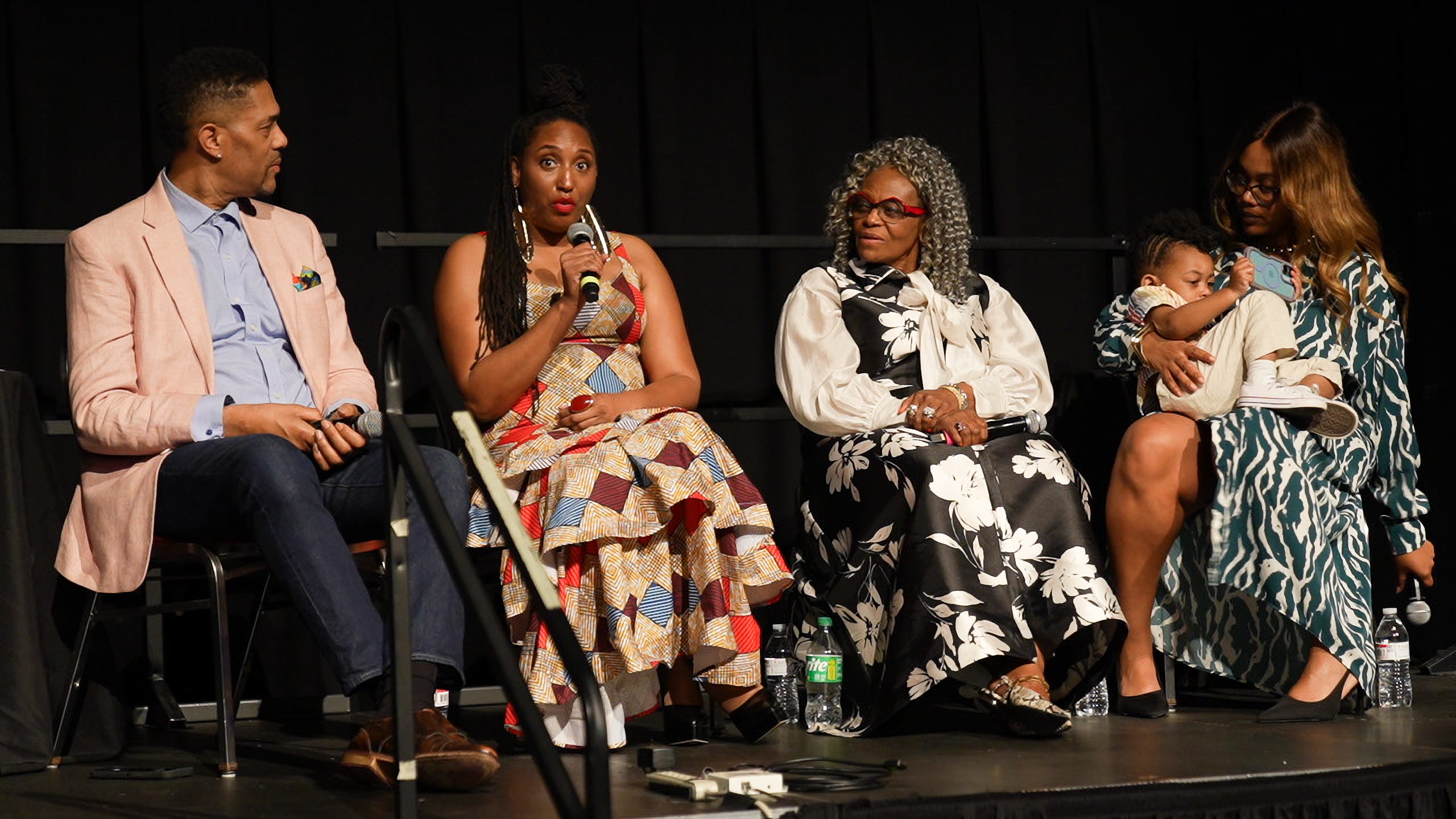 Panel discussion on stage at Black Maternal Health Week 2026